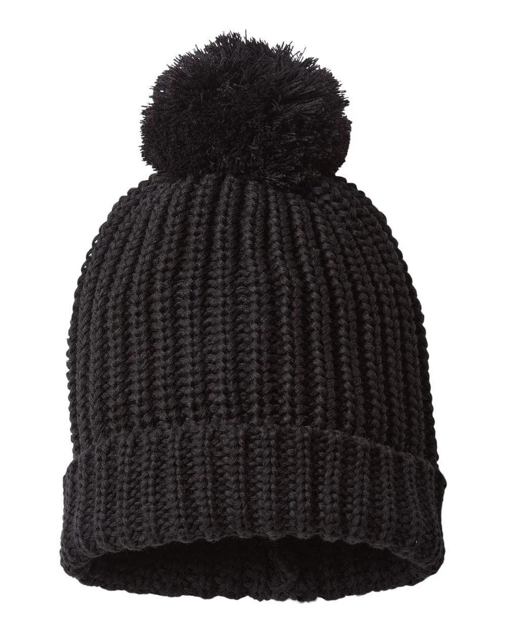 Richardson - Chunk Cable Beanie w/ Cuff & Pom