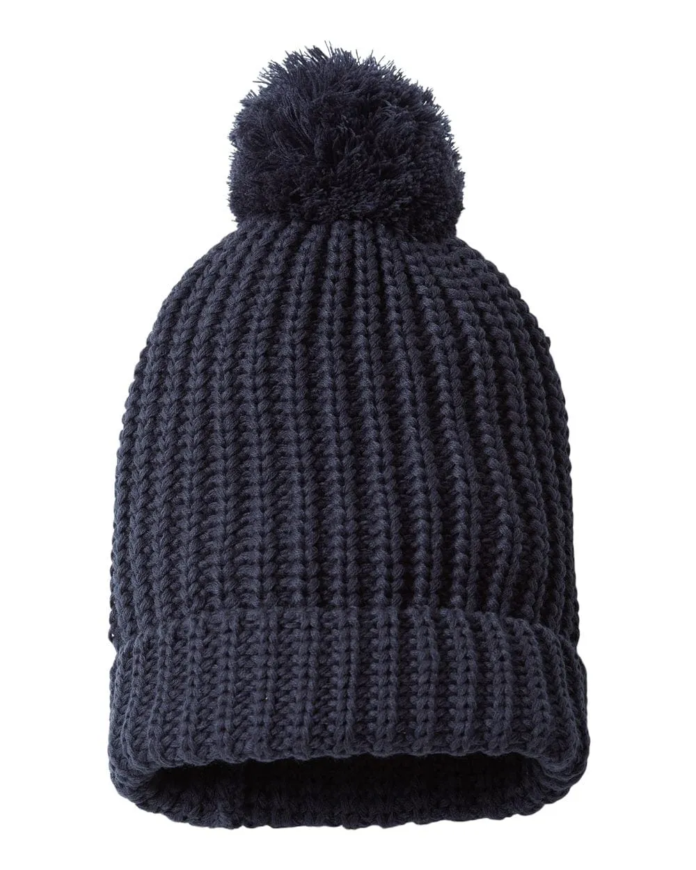 Richardson - Chunk Cable Beanie w/ Cuff & Pom