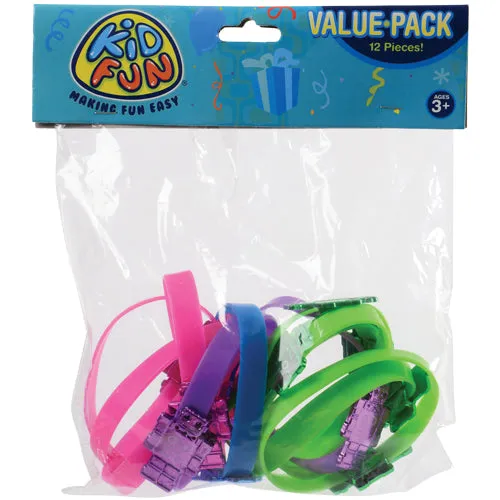 Robot Silicone Bracelets Party Favor (one dozen)