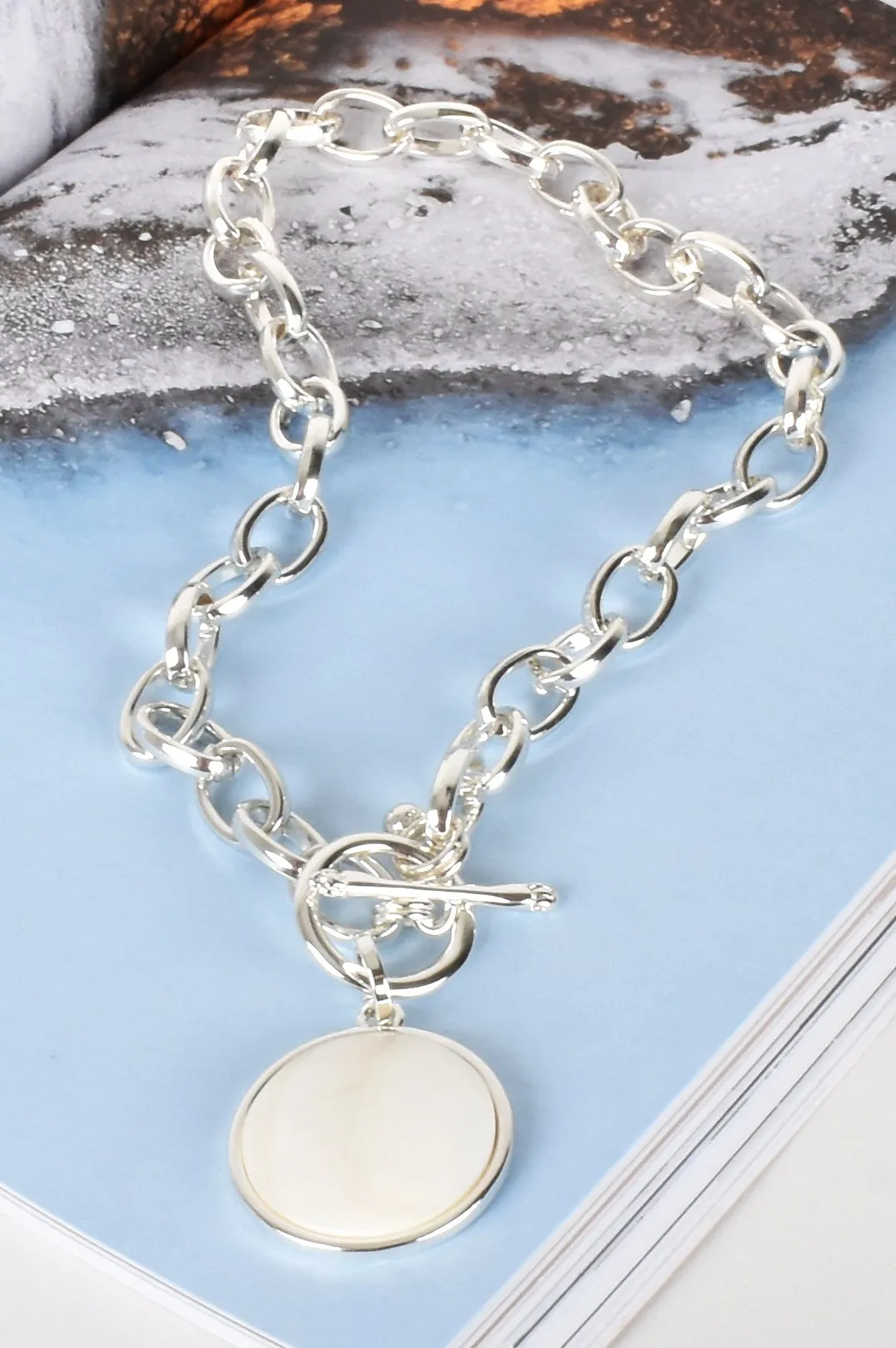 Short Statement Pendant Necklace