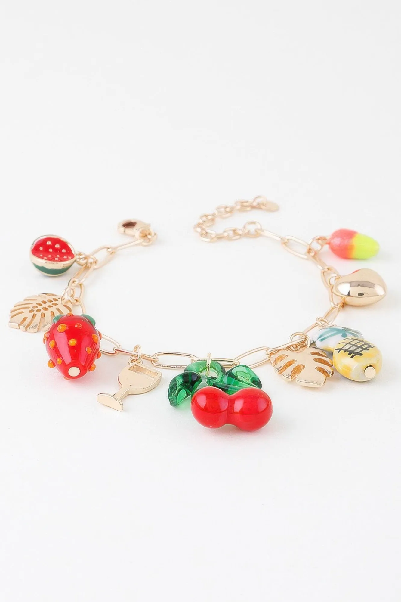 Summer Time Fun Time Charm Bracelet