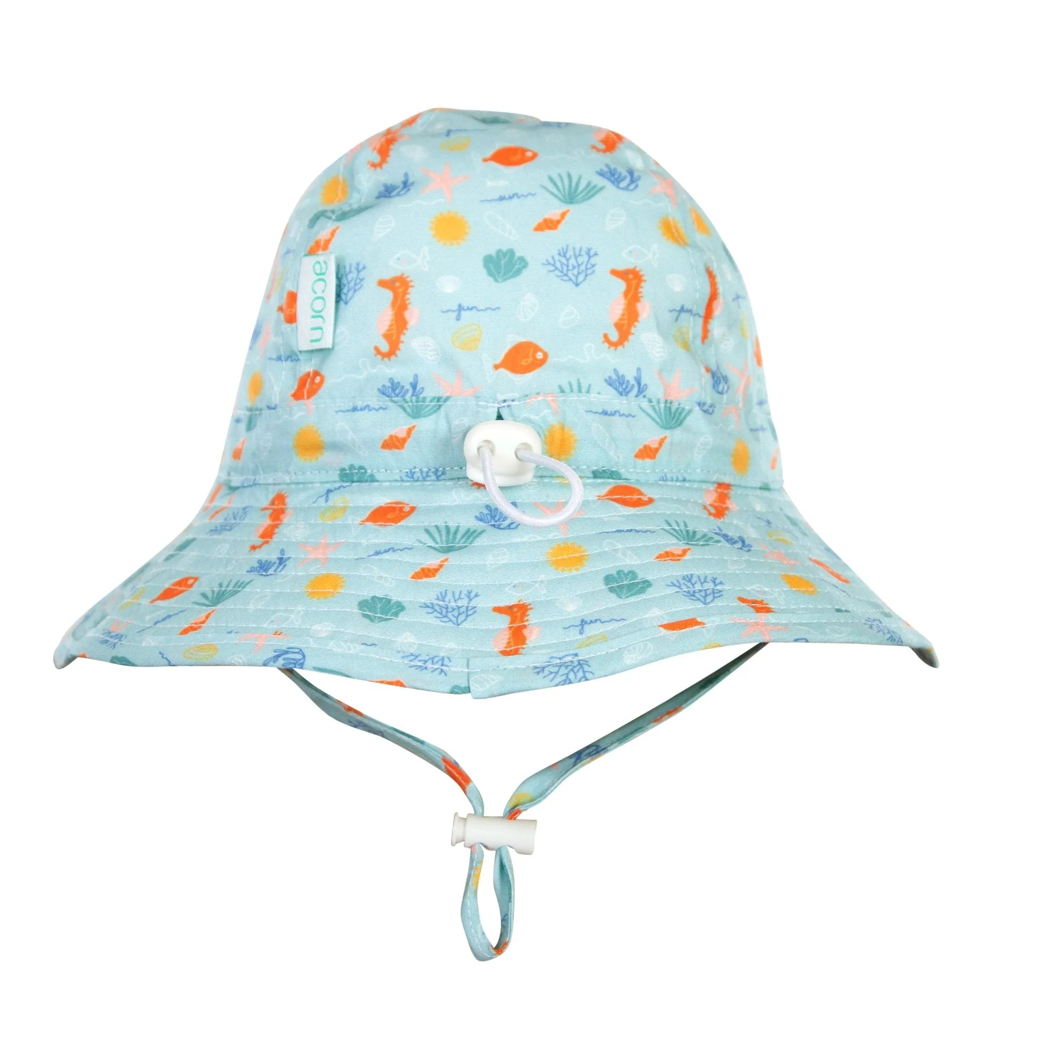Tropical Reef Wide Brim Infant Sunhat
